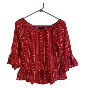 Sanctuary 3/4 sleeve blouse